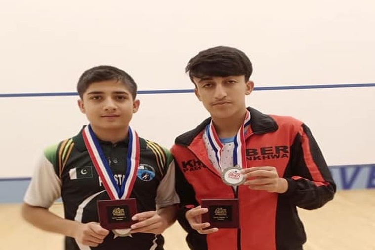 Hamza Khan & Humam Ahmad win Silver in US 2018 Junior Open Squash